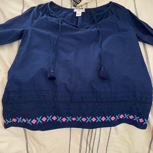 Vineyard Vines Blue Blouse